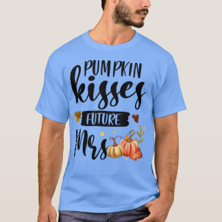 カボチャキス未来ミセス秋秋の花嫁になる Tシャツ
