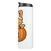 カボチャクラシックのTシャツの中のハロウィン子猫 タンブラー (回転右)