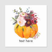 カボチャクラシックフローラ名タグ 名札 (正面)