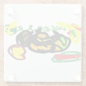 カボチャクールン ガラスコースター (裏面)