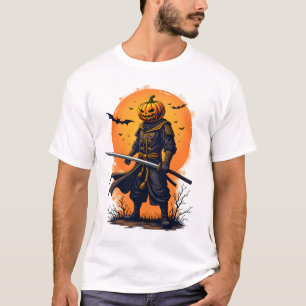 カボチャサムライ ハロウィン戦士Tシャツ Tシャツ