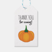 カボチャシンプルギフトラベル ギフトタグ (正面)