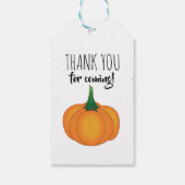 カボチャシンプルギフトラベル ギフトタグ (裏面)