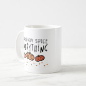 カボチャスパイスすべてマグ コーヒーマグカップ (正面左)