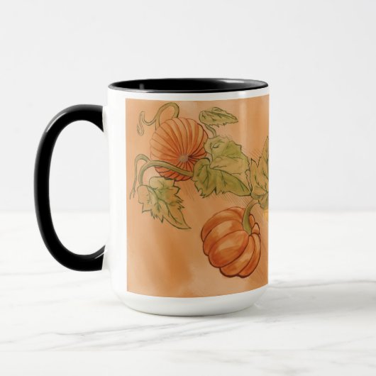 カボチャスパイスのマグ(15のoz) マグカップ (左)