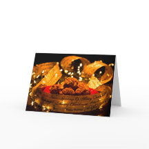 カボチャスパイスのマフィンのレシピのクリスマスカード