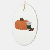 カボチャスパイス2 セラミックオーナメント (左)