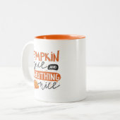 カボチャスパイス&オーチンズナイス ツートーンマグカップ (正面左)