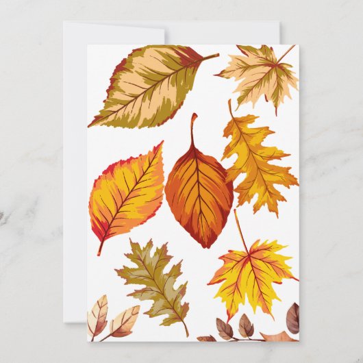 カボチャテーマキッズカラフルファーストバースデーパーティー 招待状 (裏面)