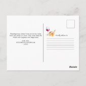 カボチャトラック秋 |引っ越しのお知らせ ポストカード (裏面)