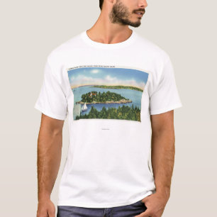 カボチャノブおよびロングアイランドの眺め Tシャツ