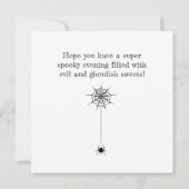 カボチャハッピーハローウィンカード カード (裏面)