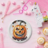 カボチャハッピーハローウィンパーティー ペーパープレート (パーティー)