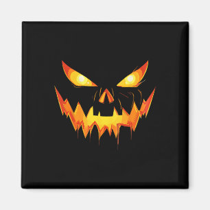 カボチャハロウィーンのカボチャのちょうちん顔ハロウィンメンズボーイズキッド マグネット