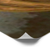 カボチャハロウィーンのカボチャのちょうちん魔女フルムーン ポスター (角)