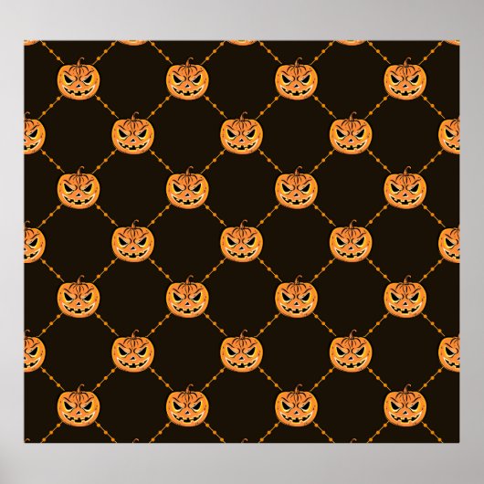 カボチャハローウィンパーティテーマ。 ポスター (正面)