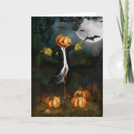 カボチャパッチのハロウィンカード カード