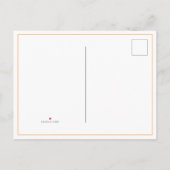 カボチャパッチのハローウィンパーティ インビテーションポストカード (裏面)