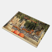 カボチャパッチの"歓迎"のドア・マット ドアマット (アングル)