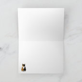 カボチャパッチキャットグリーティングカード カード (内部)