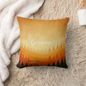 カボチャパーソナライズされたの収穫秋の収穫 クッション (ブランケット)