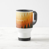 カボチャパーソナライズされたの収穫秋の収穫 トラベルマグ (正面右)