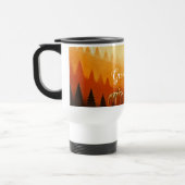 カボチャパーソナライズされたの収穫秋の収穫 トラベルマグ (左)