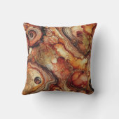 カボチャパーソナライズされたスパイス秋季アルコールインキ クッション (裏面)