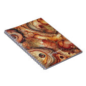 カボチャパーソナライズされたスパイス秋季アルコールインキ ノートブック (右側)