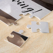 カボチャパーソナライズされたンファーム写真サンクスギビング ジグソーパズル (側面)