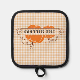 カボチャパーソナライズされたン2 鍋敷き