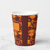 カボチャパーソナライズされた秋 紙コップ (左)