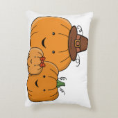 カボチャファミリー アクセントクッション (裏面(縦))