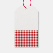 カボチャフクロウ&ギンガムベビーシャワー ギフトタグ (裏面)