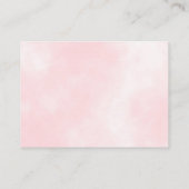 カボチャフローラおむつラッフル赤ちゃんシャワーエンクロージャ エンクロージャーカード (裏面)