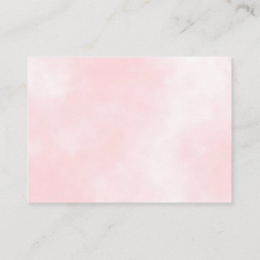 カボチャフローラおむつラッフル赤ちゃんシャワーエンクロージャ エンクロージャーカード (裏面)