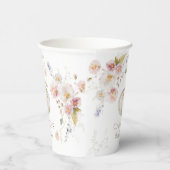 カボチャフローラガールベビーシャワー 紙コップ (右)