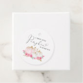 カボチャフローラベビーガールシャワーサンキュー フェイバータグ (インサイチュ)