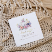 カボチャフローラベビーシャワーおむつラッフルカード エンクロージャーカード