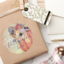 カボチャフローラレース秋オレンジパープル金ゴールド