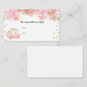 カボチャフローラ瓶カード内のキャンディーの数 エンクロージャーカード (正面/裏面)