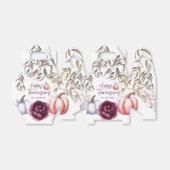 カボチャフローラ秋感謝謝祭パーティーの好意ボックス フェイバーボックス (折り畳みなし)