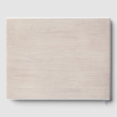 カボチャフローラ花瓶素朴秋の結婚式 ゲストブック (裏面)