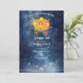 カボチャプリンセスエンチャントフォレストガール誕生日 招待状 (スタンド正面)