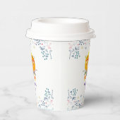 カボチャプリンセスキャリッジワイルドフラワーズ誕生日 紙コップ (右)