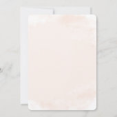 カボチャプリンセスグリッターベビーシャワー招待状 招待状 (裏面)