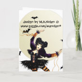 カボチャプリンセスハロウィンカード カード (裏面)