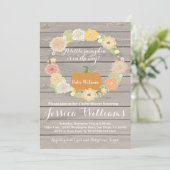 カボチャベビーシャワーの招待状 招待状 (スタンド正面)