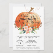 カボチャベビーシャワー招待状-秋ベビーシャワー 招待状 (正面)