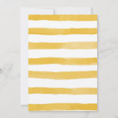 カボチャベビーシャワー招待状、秋ベビースプリンクル 招待状 (裏面)